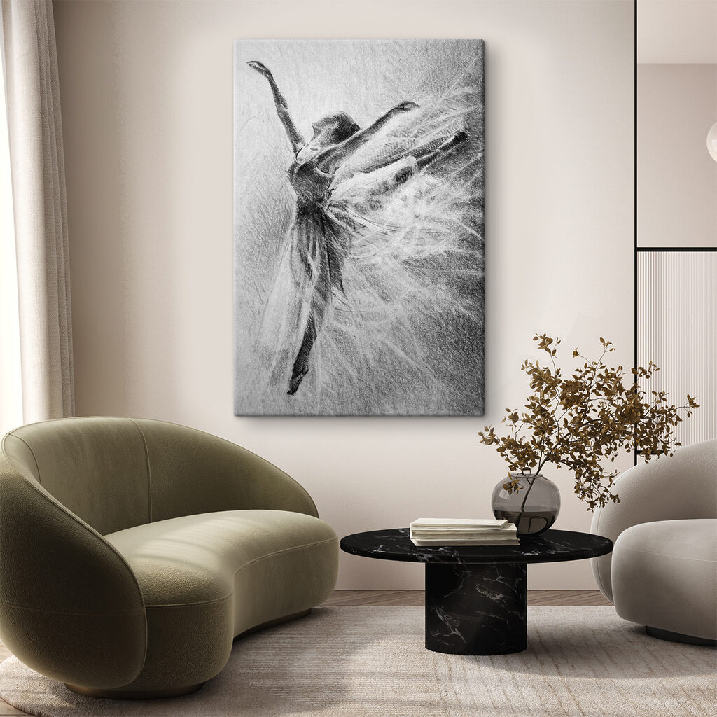 Ballet in fijne grijstinten — interieur 2