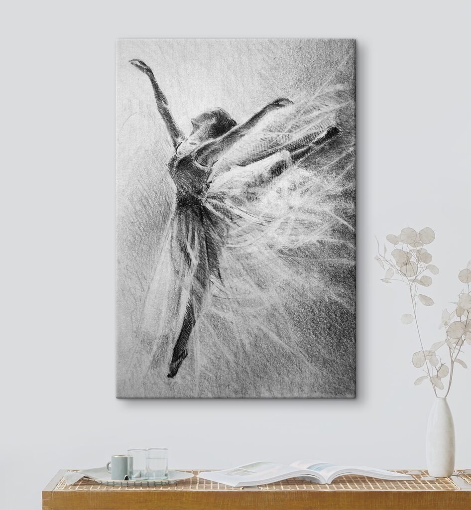 Ballet in fijne grijstinten — interieur 1