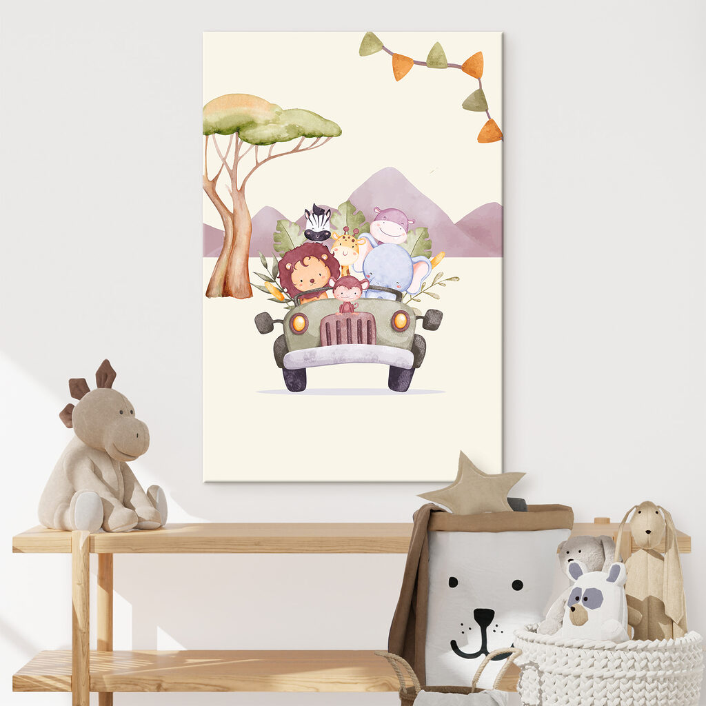 Dierenvrienden op safari — interieur 1