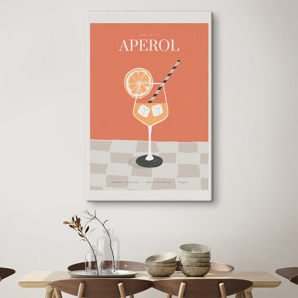 Aperol op een schaakvloer — interieur 2