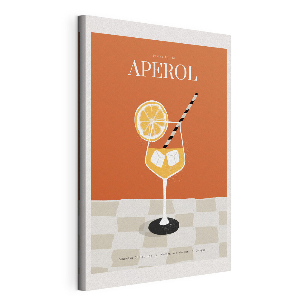 Aperol op een schaakvloer — productweergave