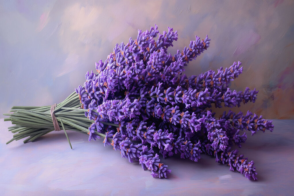 Een bosje lavendel — volledig ontwerp
