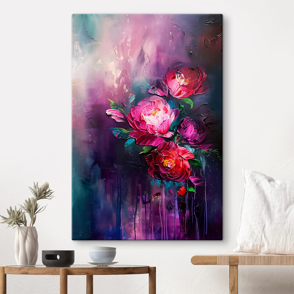 Rozen laten kleur druipen — interieur 2