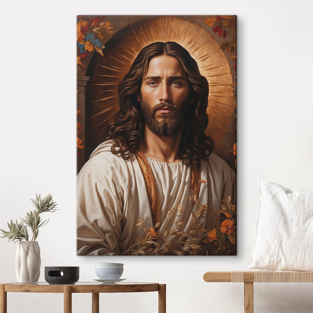 Jezus in gouden aureool — interieur 2