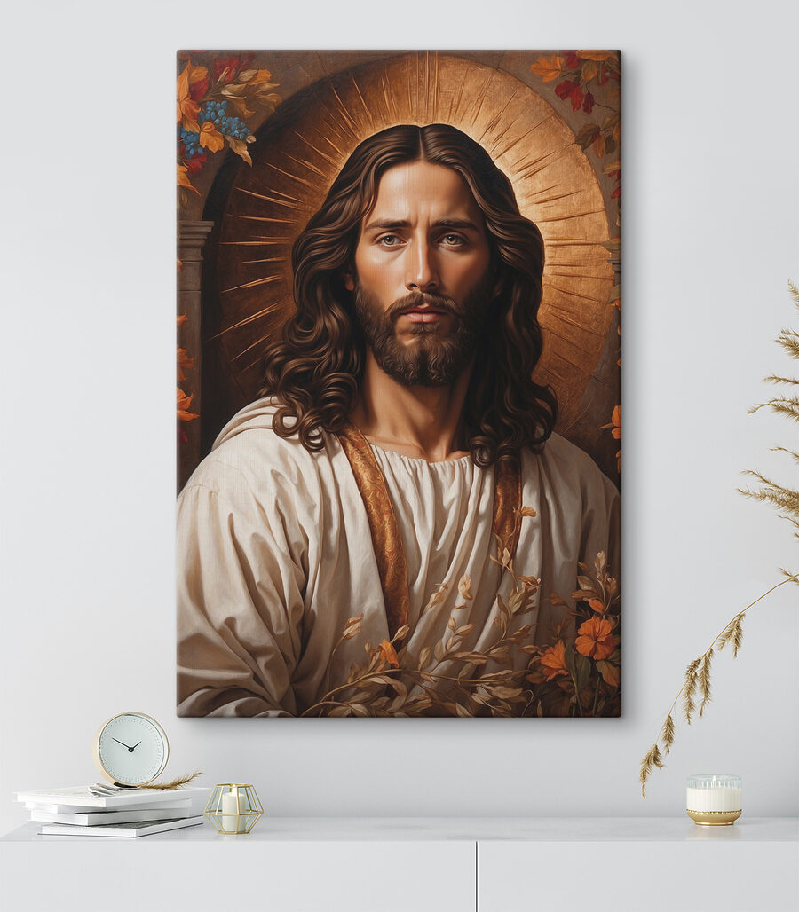 Jezus in gouden aureool — interieur 3