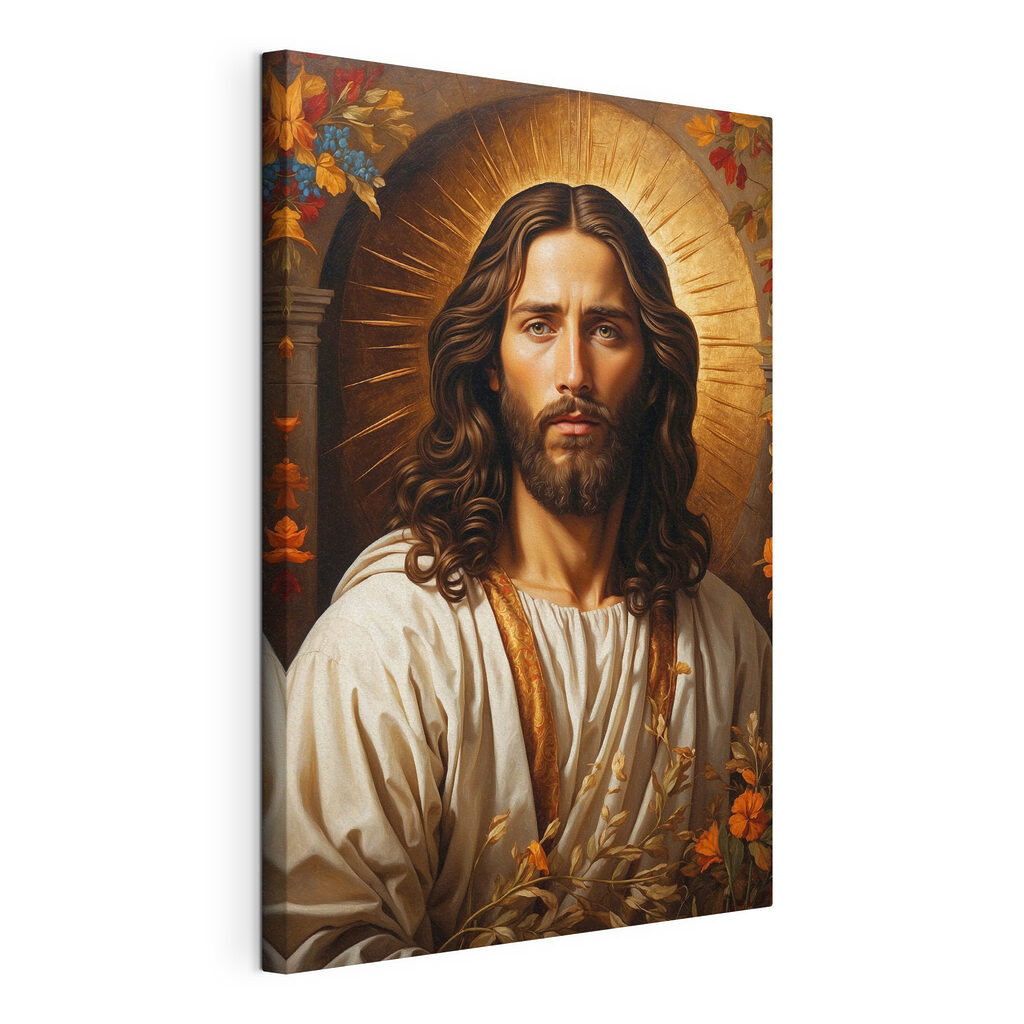 Jezus in gouden aureool — productweergave