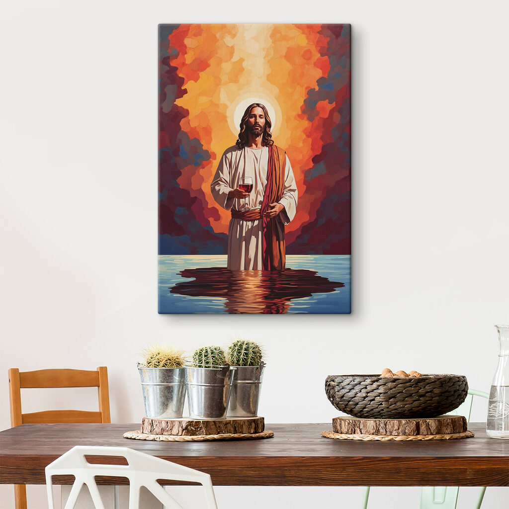 Jezus voor warme kleurvlakken — interieur 2