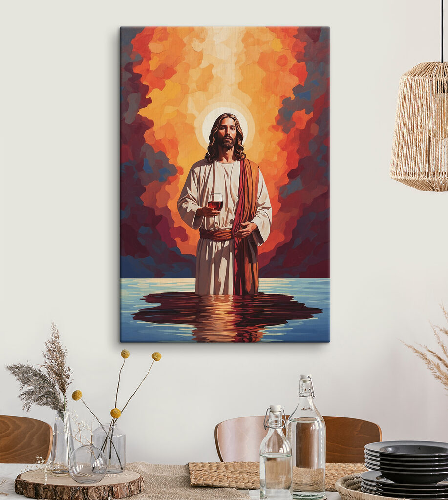 Jezus voor warme kleurvlakken — interieur 3