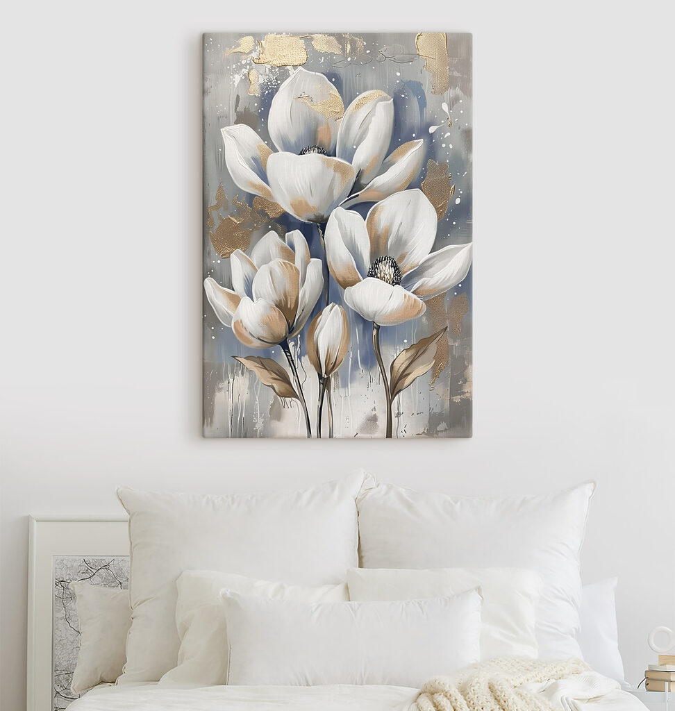 Een boeket witte knoppen — interieur 2