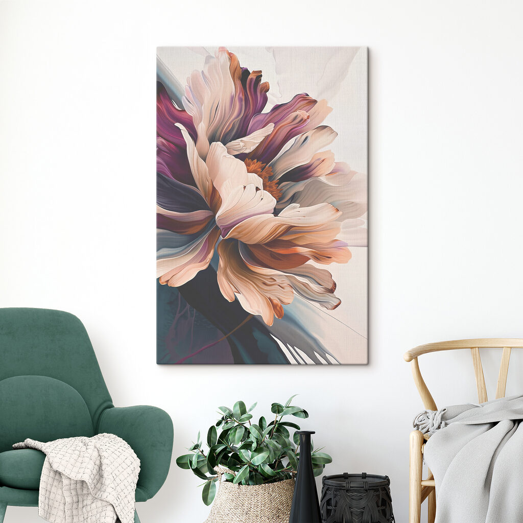 Bloei in golvende perziktinten — interieur 2