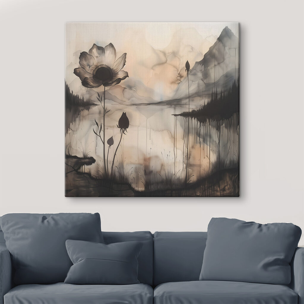 Bloemen aan een nevelmeer — interieur 2