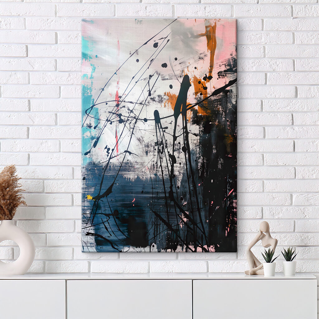 Een regen van lijnen — interieur 1