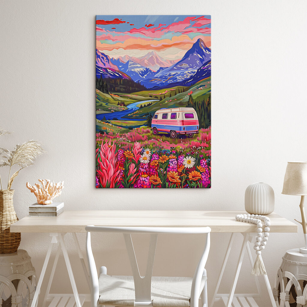 Kamperen tussen bergbloemen — interieur 3
