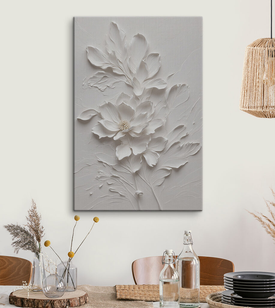 Een tak in roomwit — interieur 3