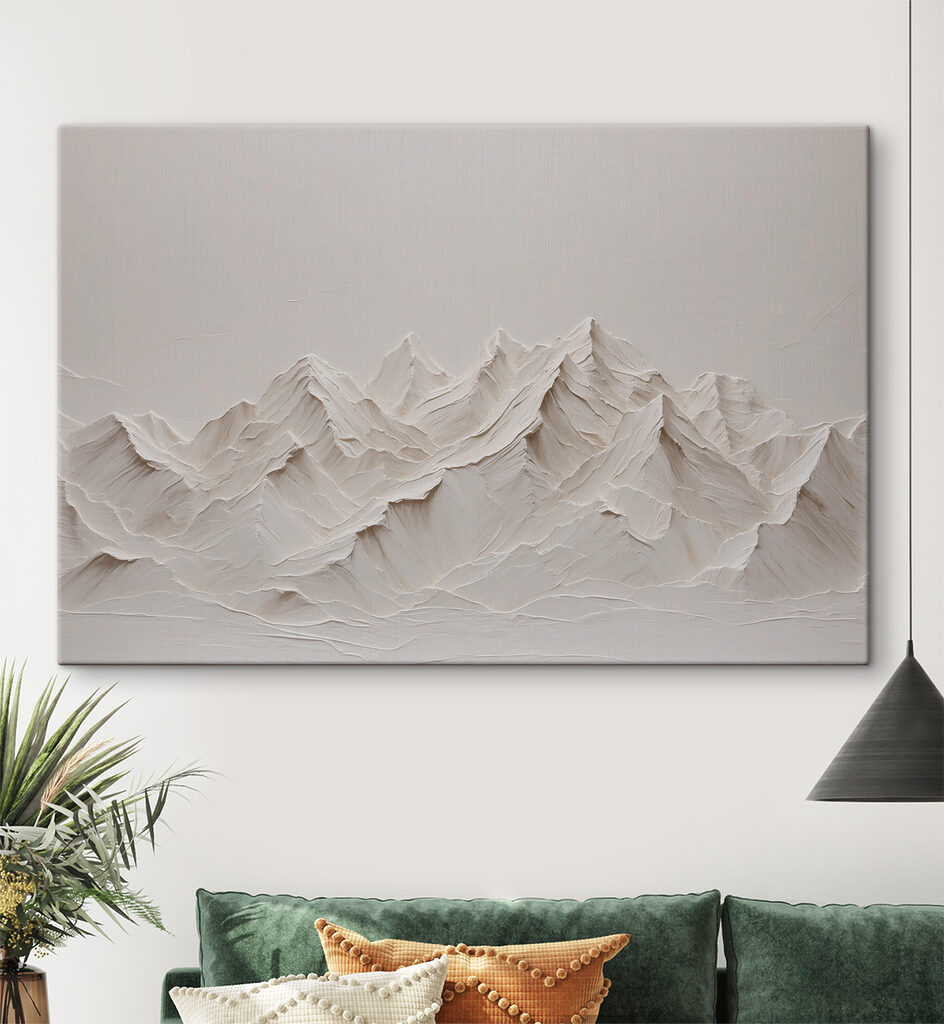 Bergtoppen in zachte plooien — interieur 2