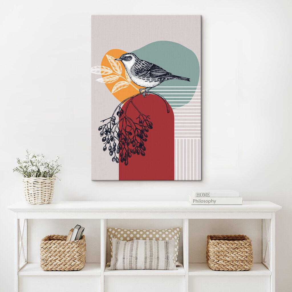 Vogel boven een boog — interieur 2