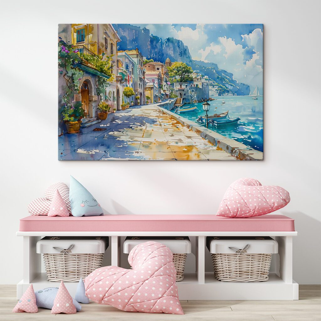 Slenteren langs blauwe kust — interieur 2