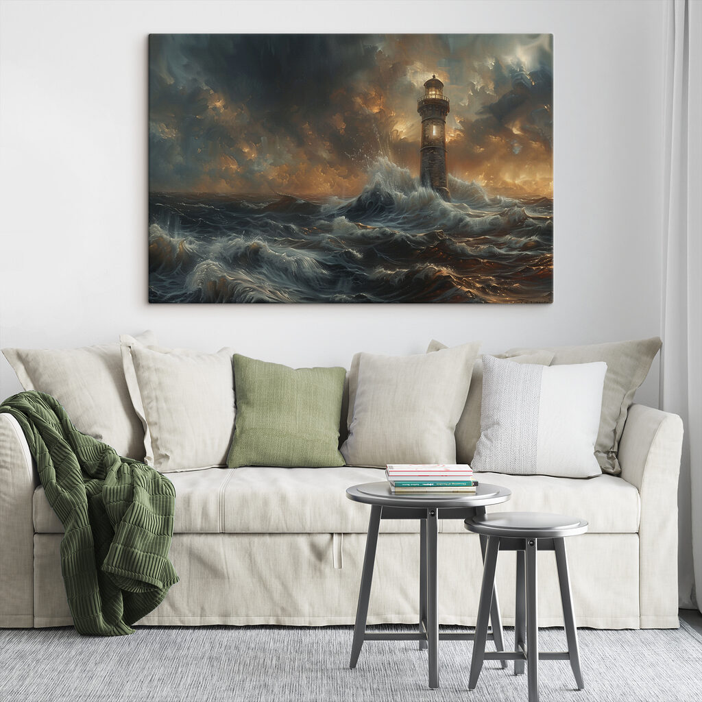Vuurtoren trotseert de storm — interieur 2