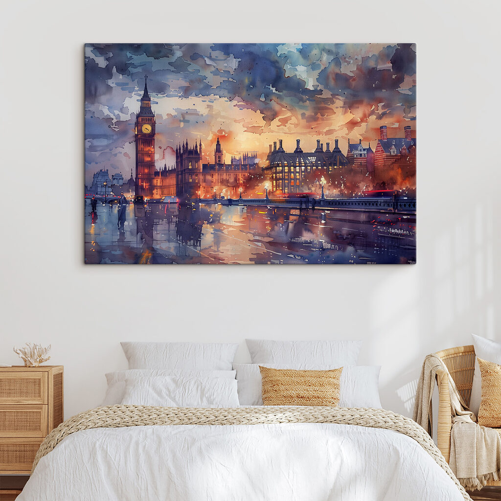 Londen in natte avondkleuren — interieur 2