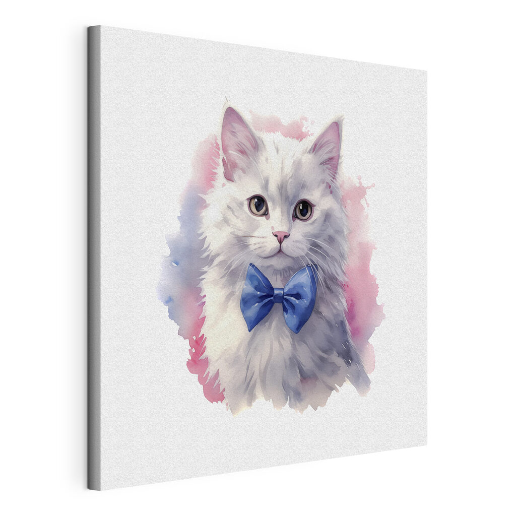 Een kat met vlinderdas — productweergave
