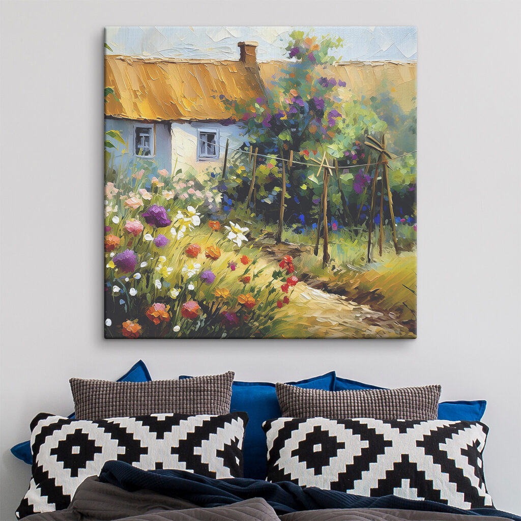 Bloementuin bij het huisje — interieur 2