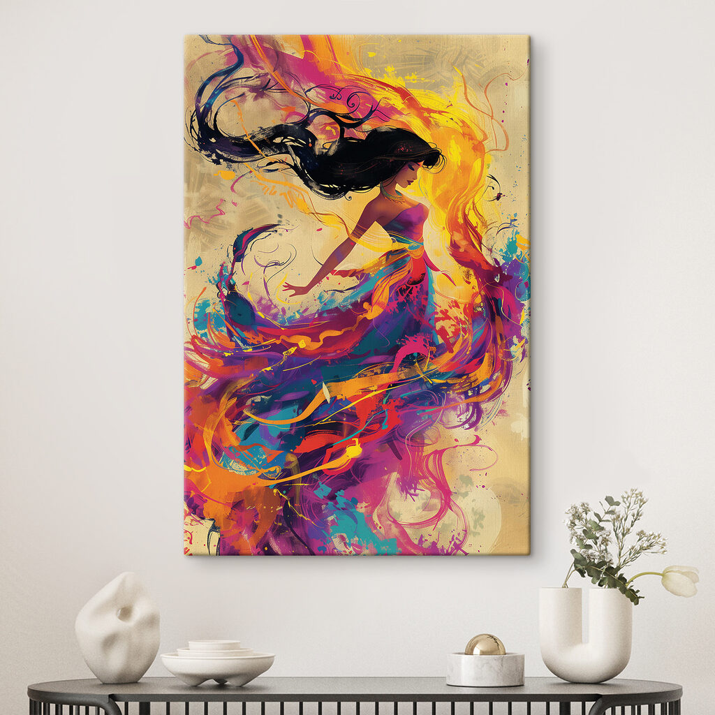 Dansen door een kleurenstroom — interieur 2
