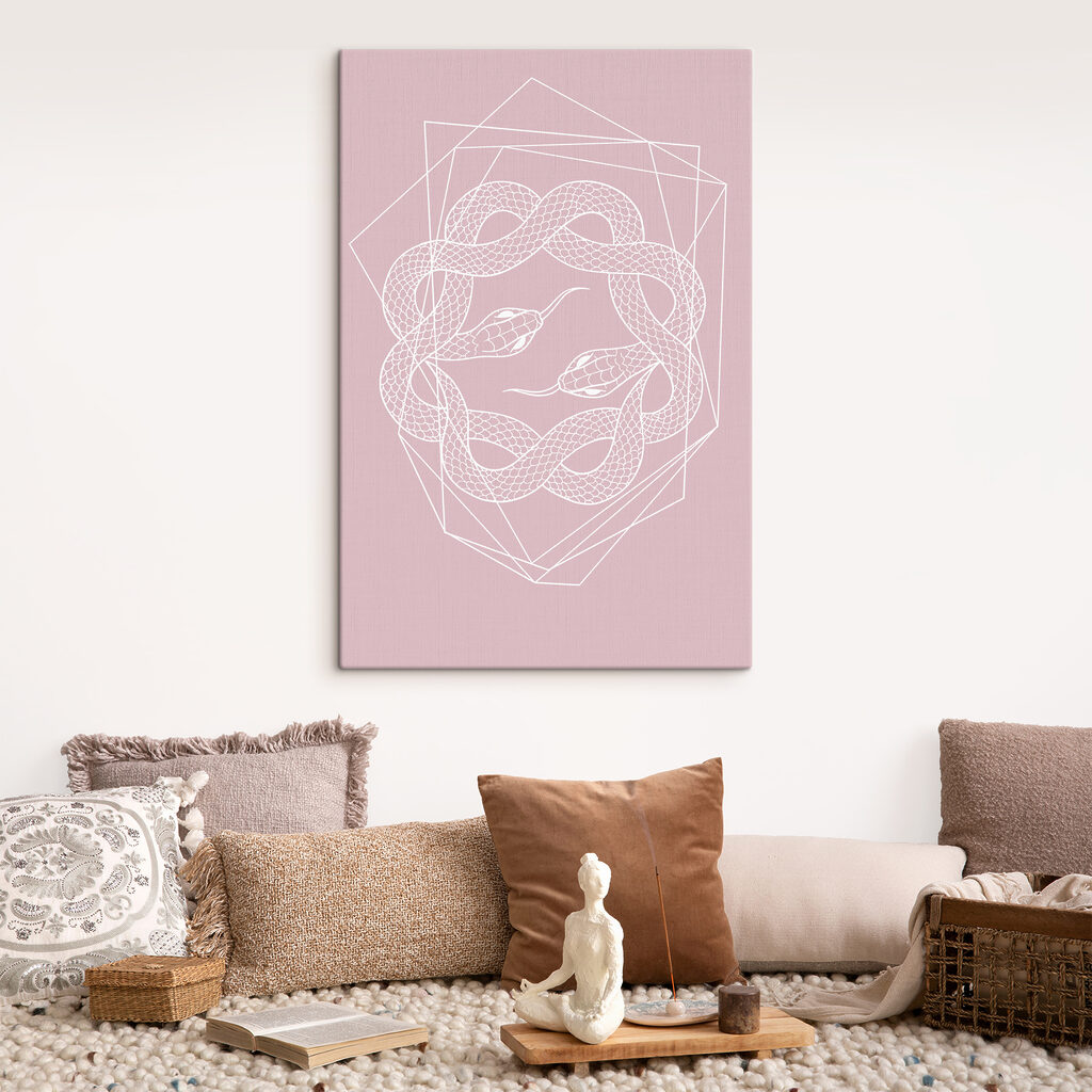 Slangen in een lijnenspel — interieur 2