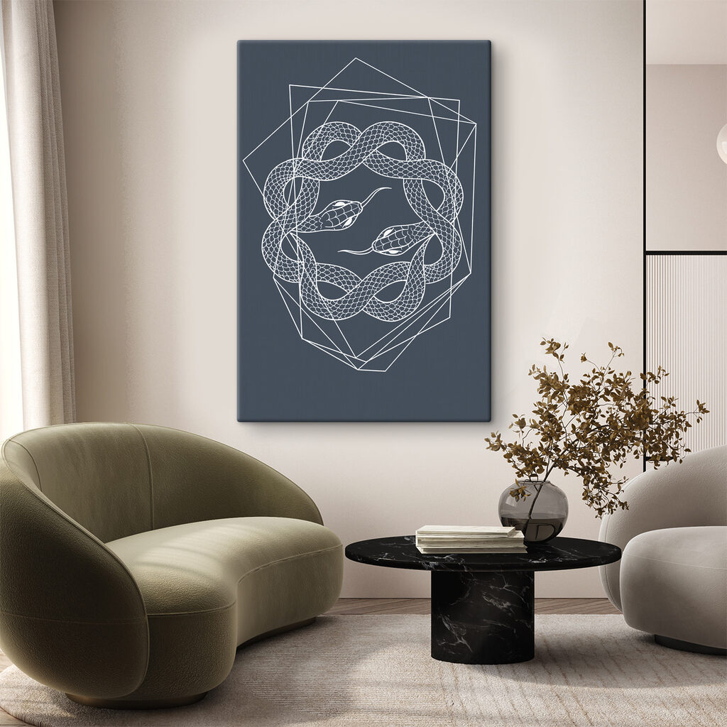 Een witte slang in een cirkel — interieur 2