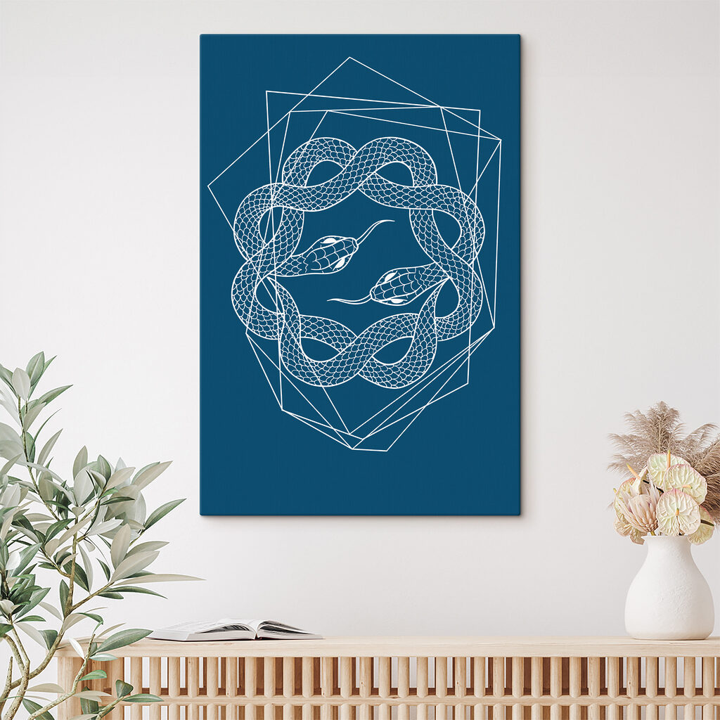 Een witte slang in een cirkel — interieur 1