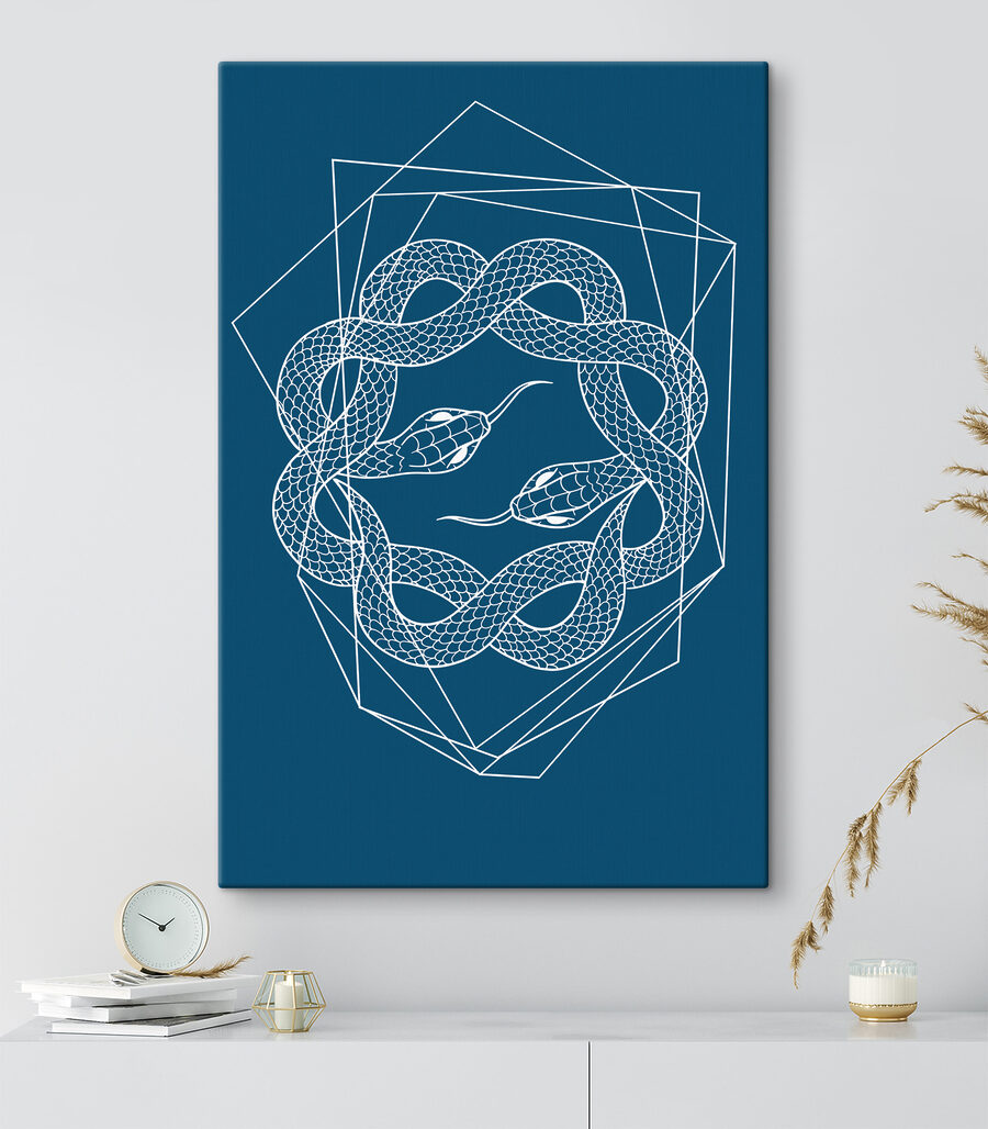Een witte slang in een cirkel — interieur 2