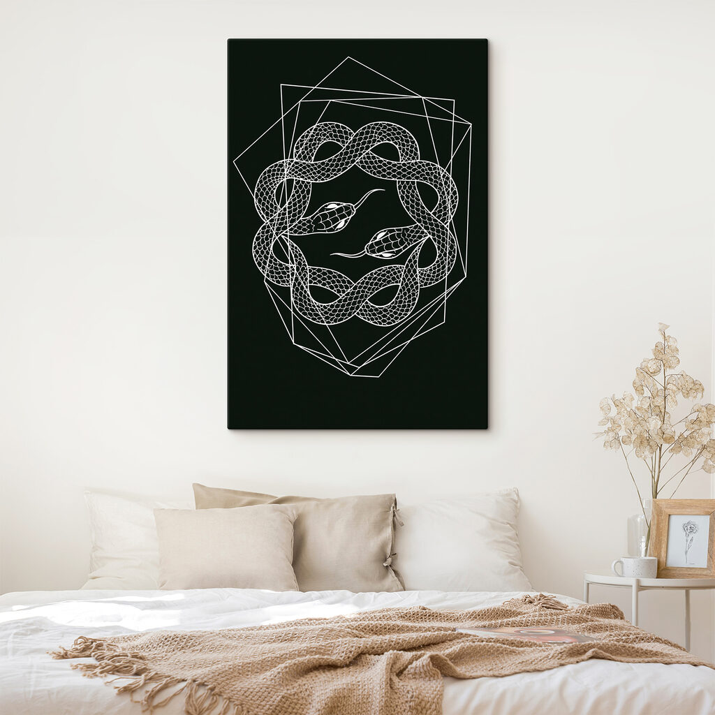 Slangen in een lijnenspel — interieur 1