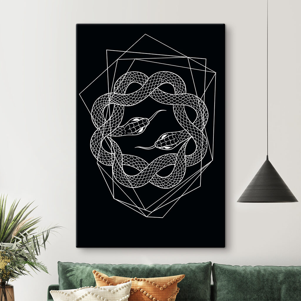 Een witte slang in een cirkel — interieur 1