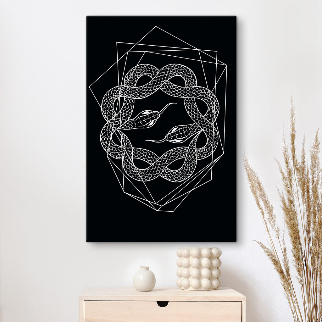 Een witte slang in een cirkel — interieur 2