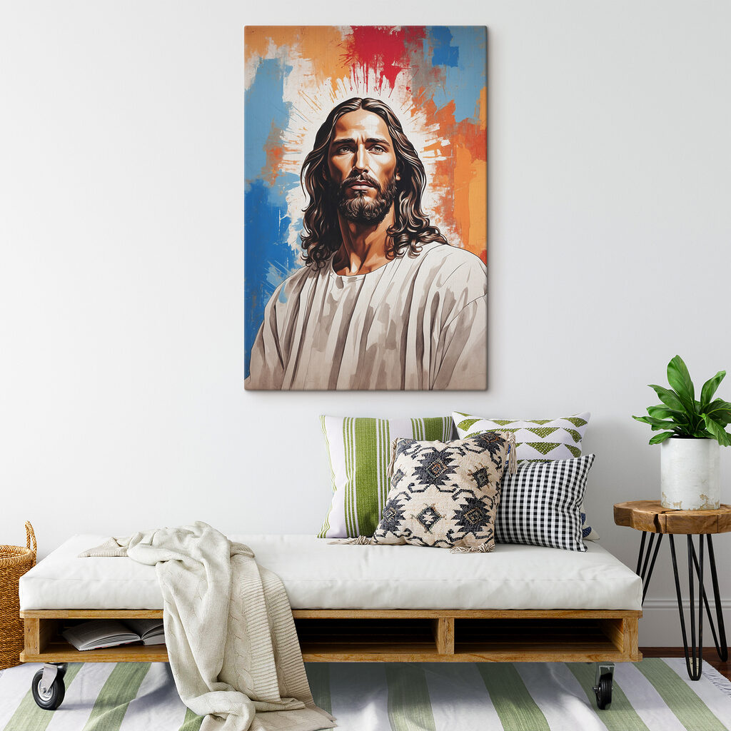 Jezus tussen warme kleuren — interieur 2