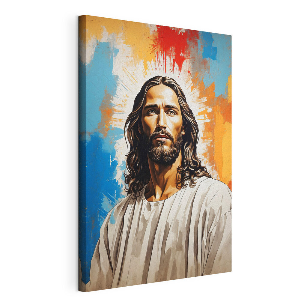 Jezus tussen warme kleuren — productweergave