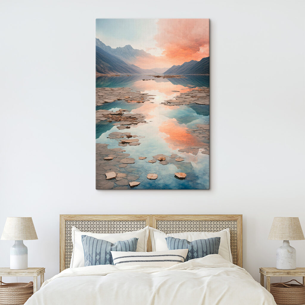 Bergen spiegelen de avond — interieur 2