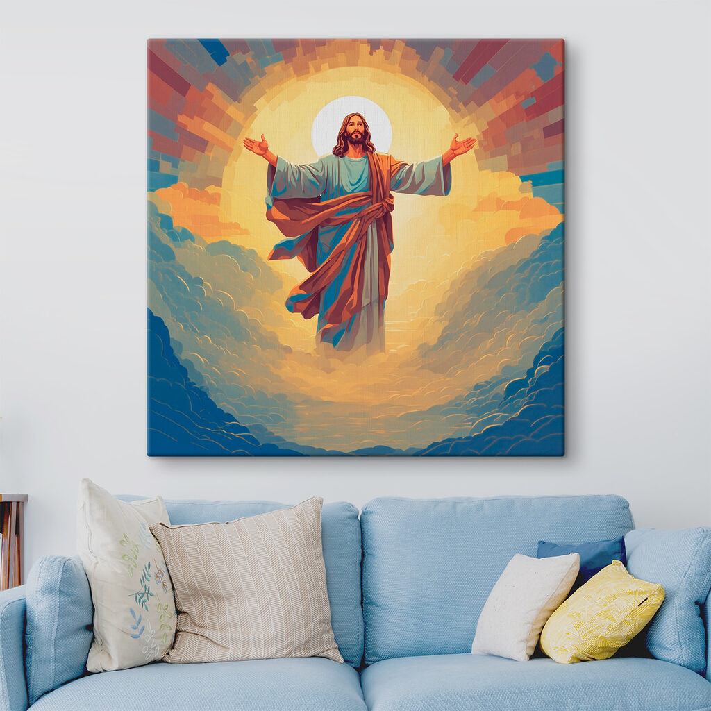 Jezus opent zijn armen — interieur 2
