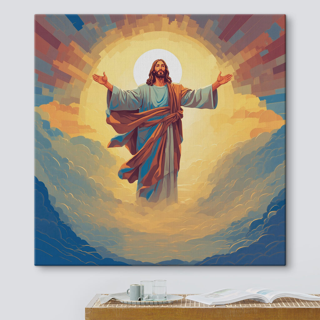 Jezus opent zijn armen — interieur 1