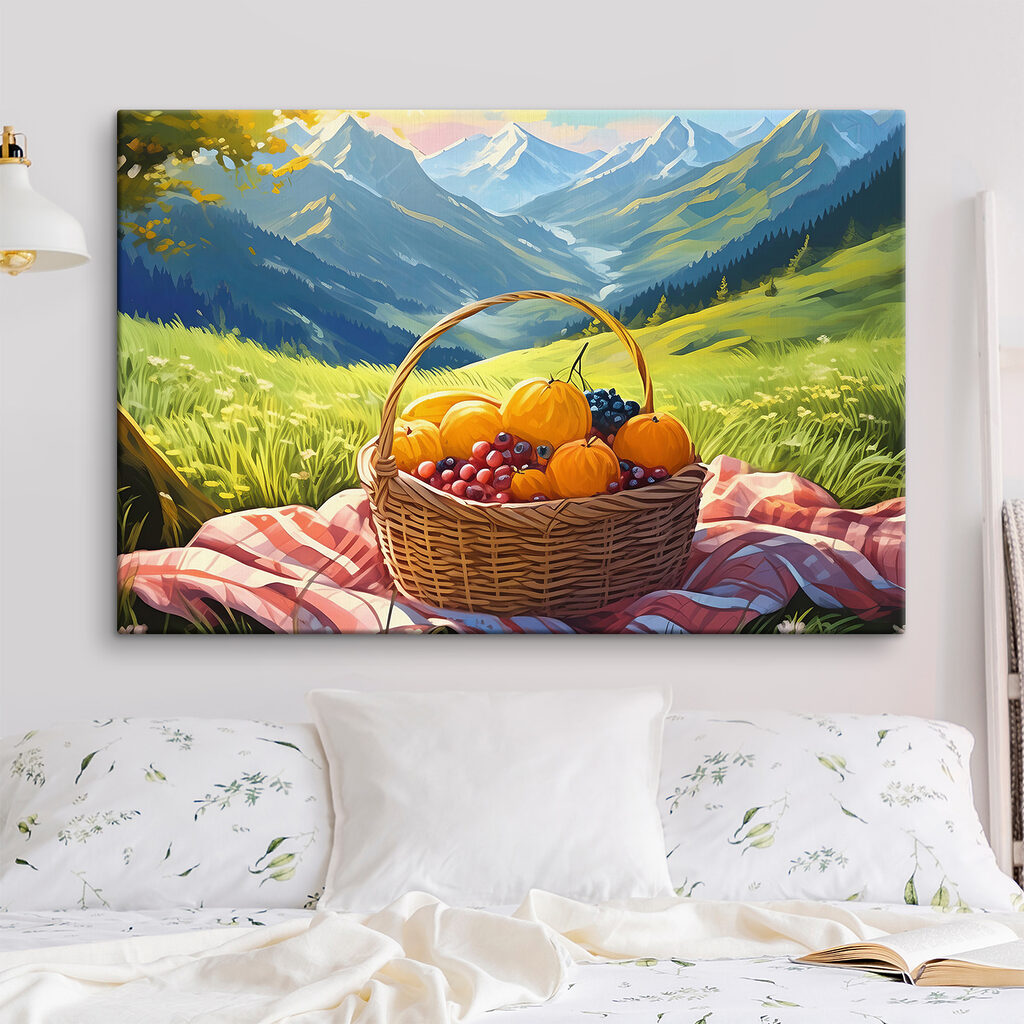 Picknick boven het bergdal — interieur 2