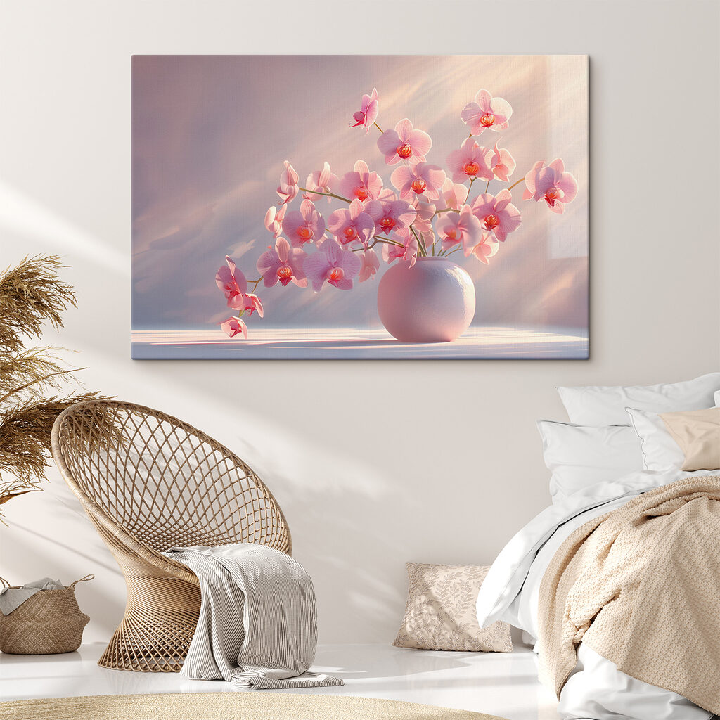 Orchideeën in een lichtstraal — interieur 1