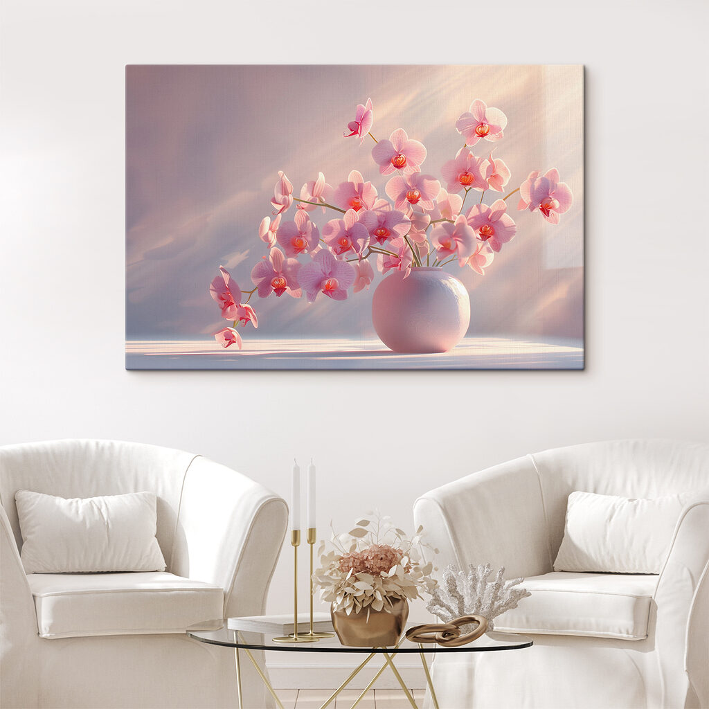Orchideeën in een lichtstraal — interieur 2