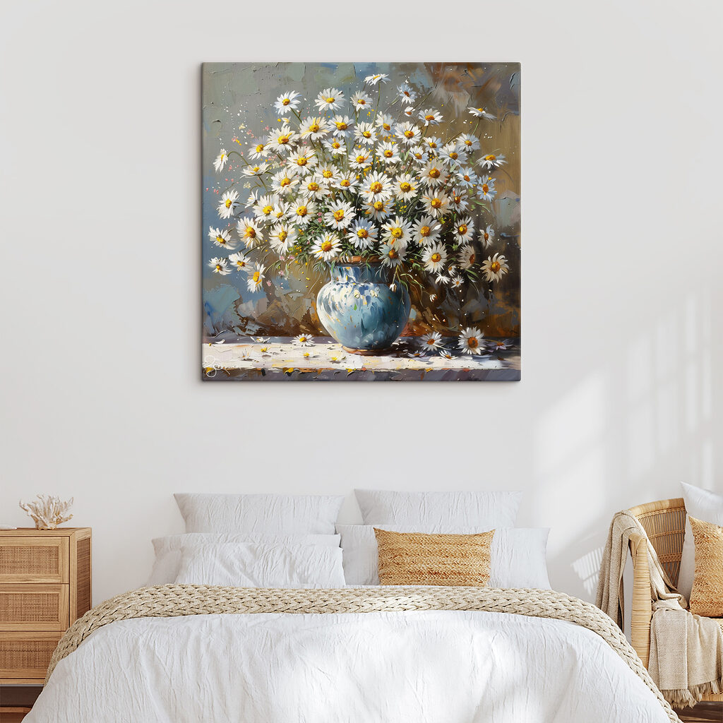 Een uitbundig bosje margrieten — interieur 2