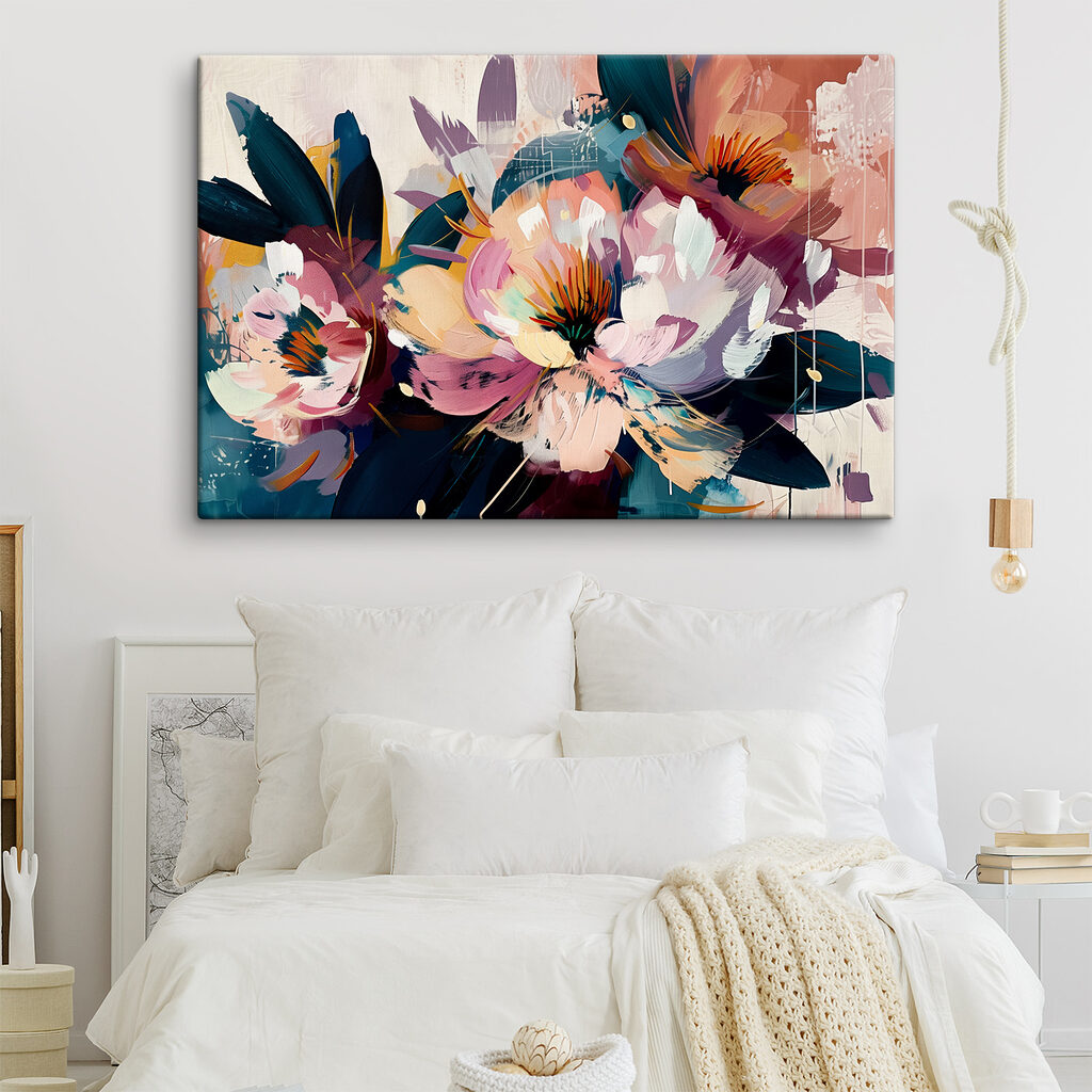 Bloemen in krachtige penseelstreken — interieur 2