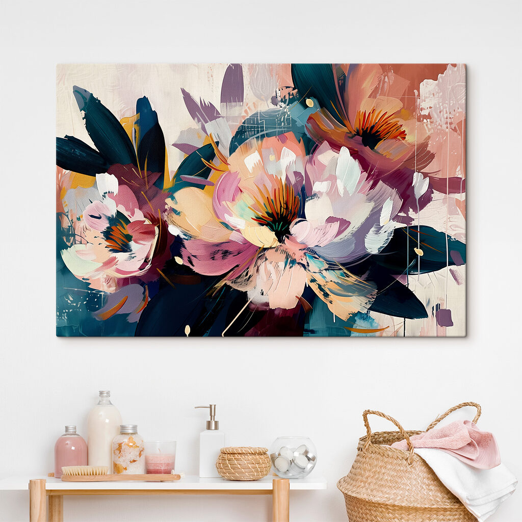 Bloemen in krachtige penseelstreken — interieur 3