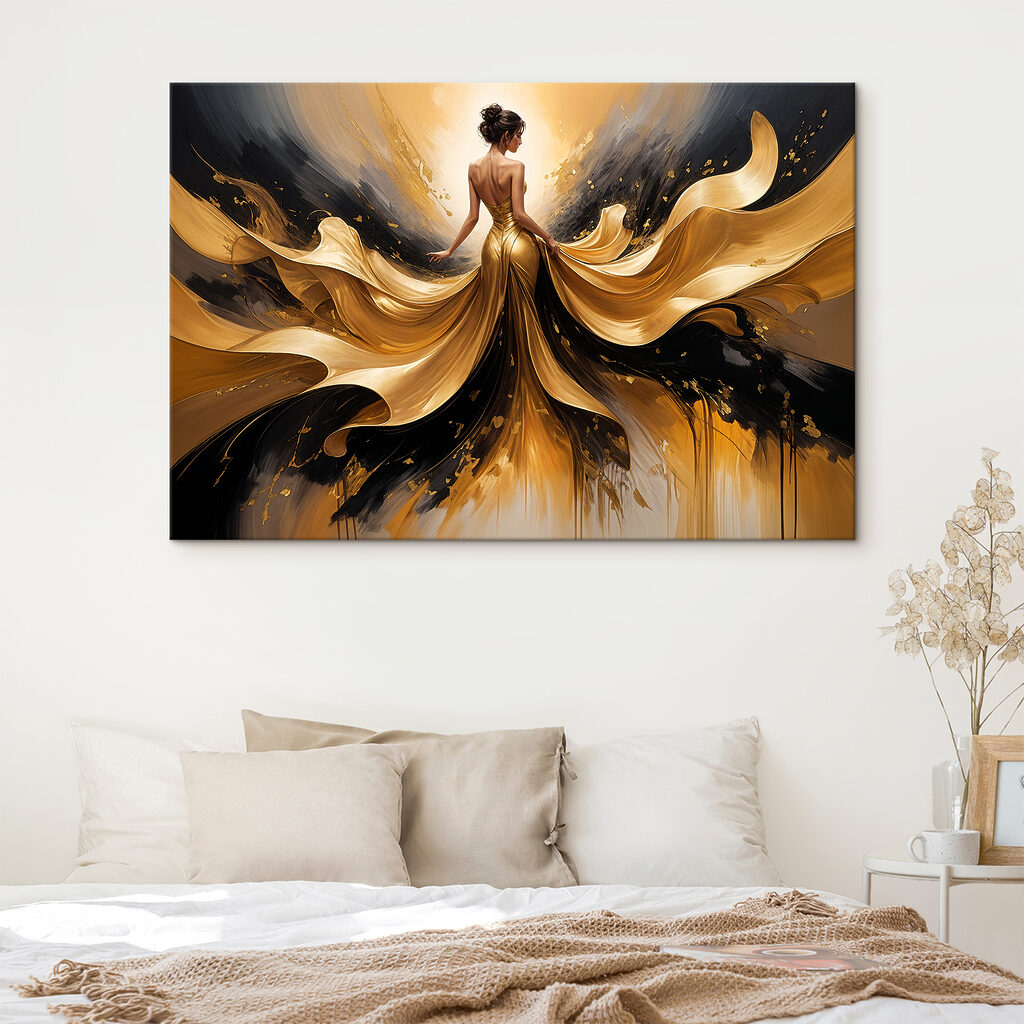 Elegante stroming in dramatische tinten — interieur 1