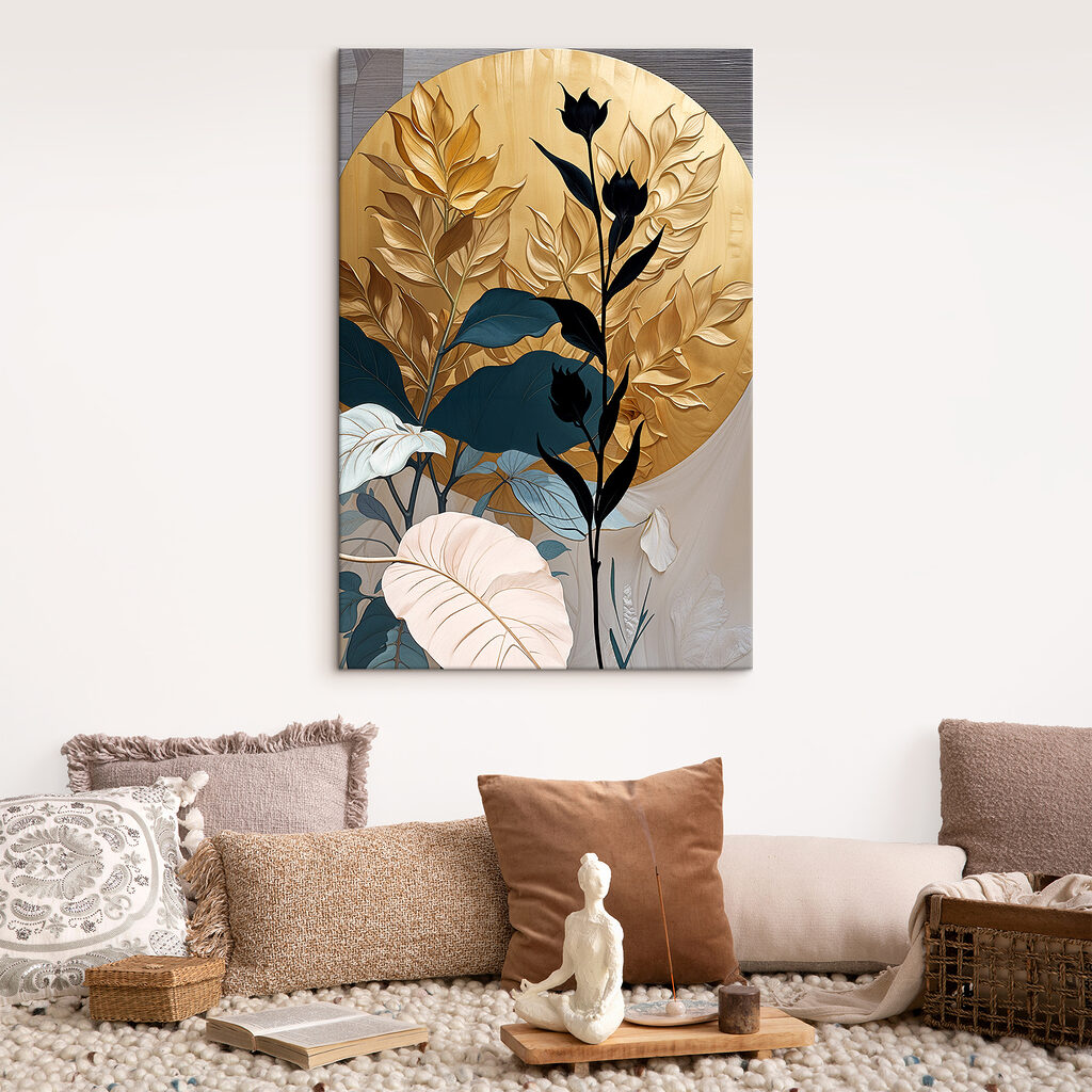 Bladeren voor gouden cirkel — interieur 2