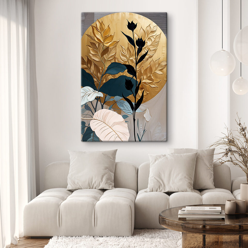 Bladeren voor gouden cirkel — interieur 1