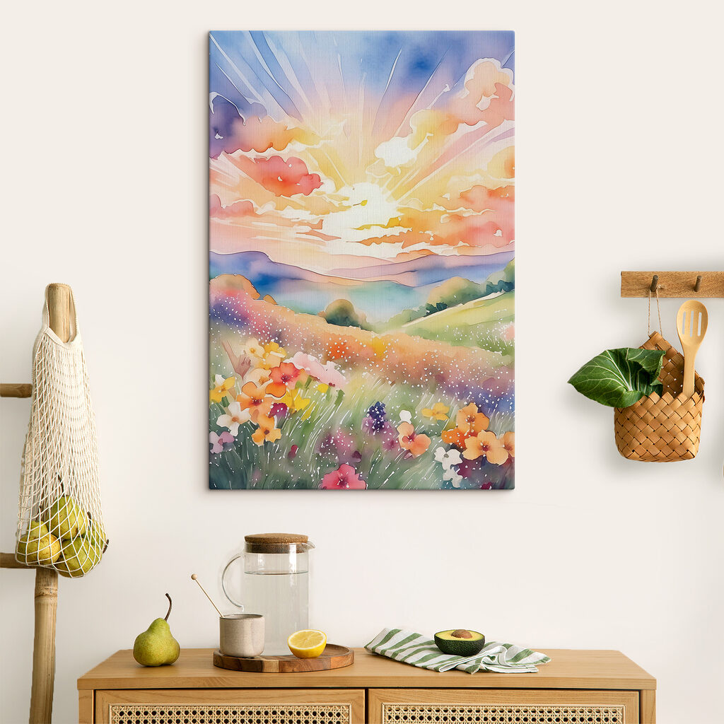 Zonnestralen over de bloemenheuvels — interieur 1