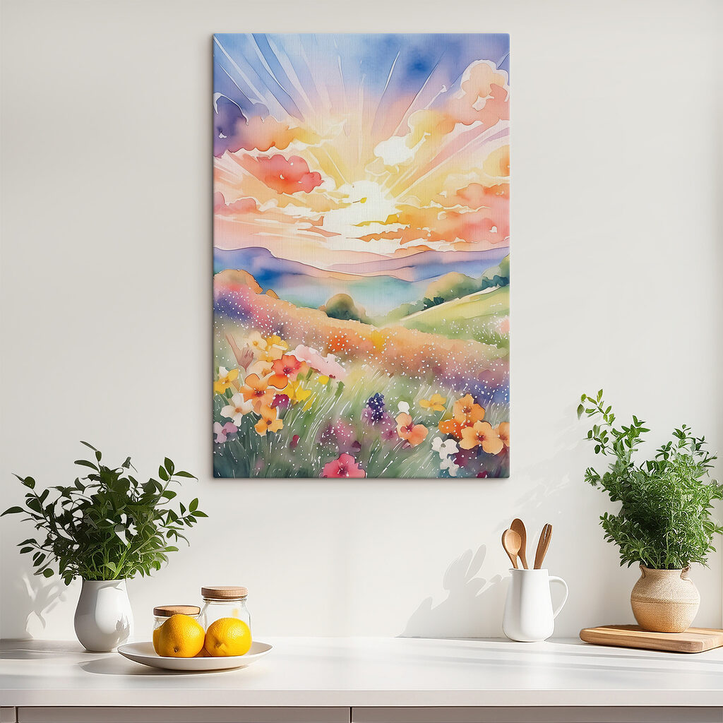 Zonnestralen over de bloemenheuvels — interieur 2
