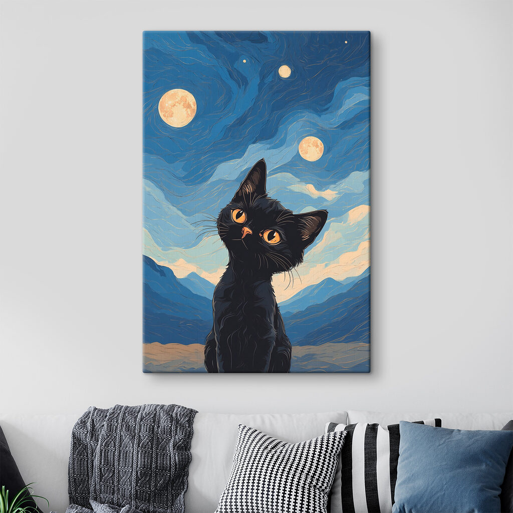 Katje onder drie manen — interieur 1